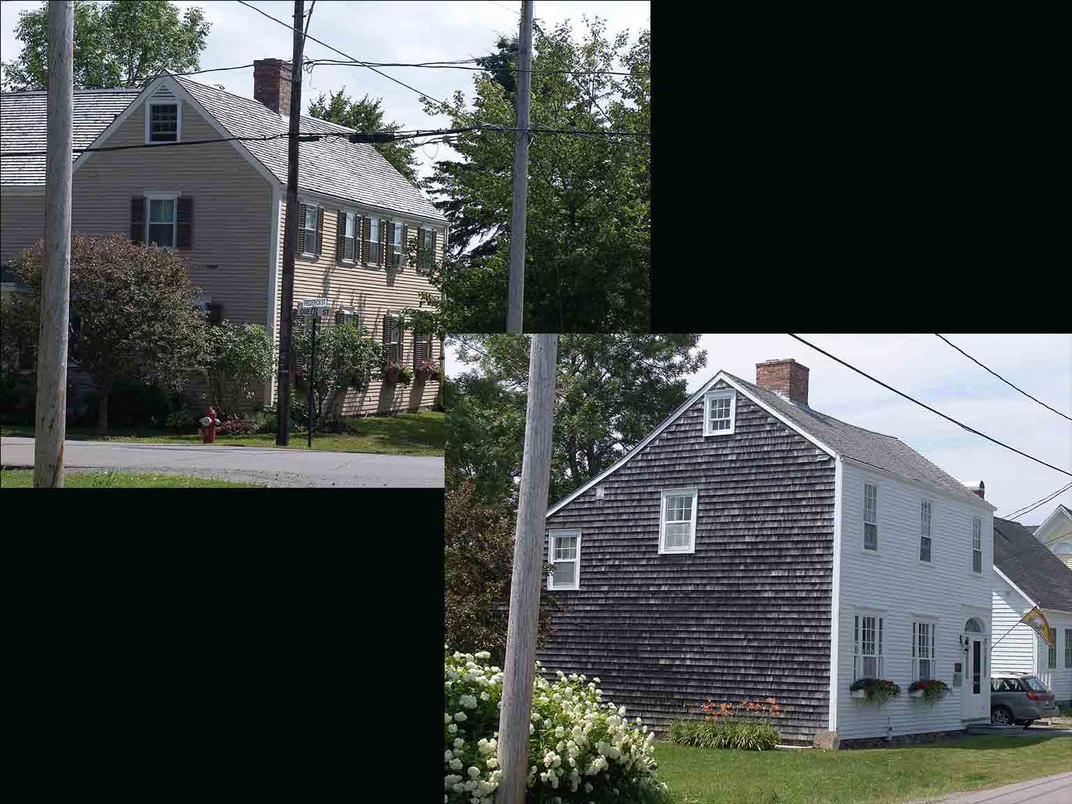 Saltbox and Pagan Huse